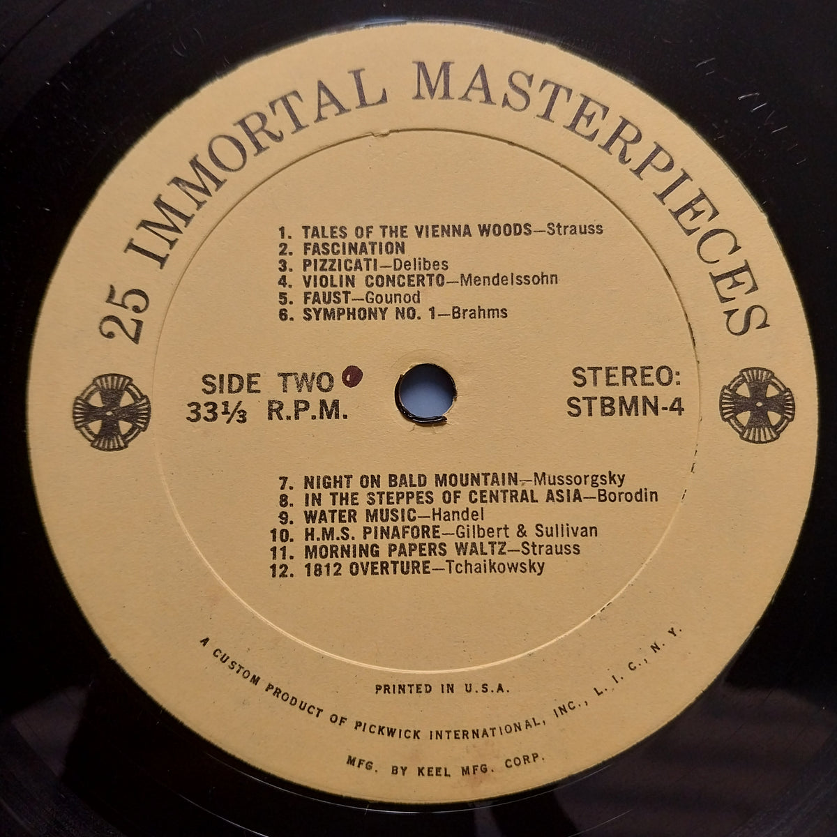 Various  - 25 Immortal Masterpieces (Vinyl)
