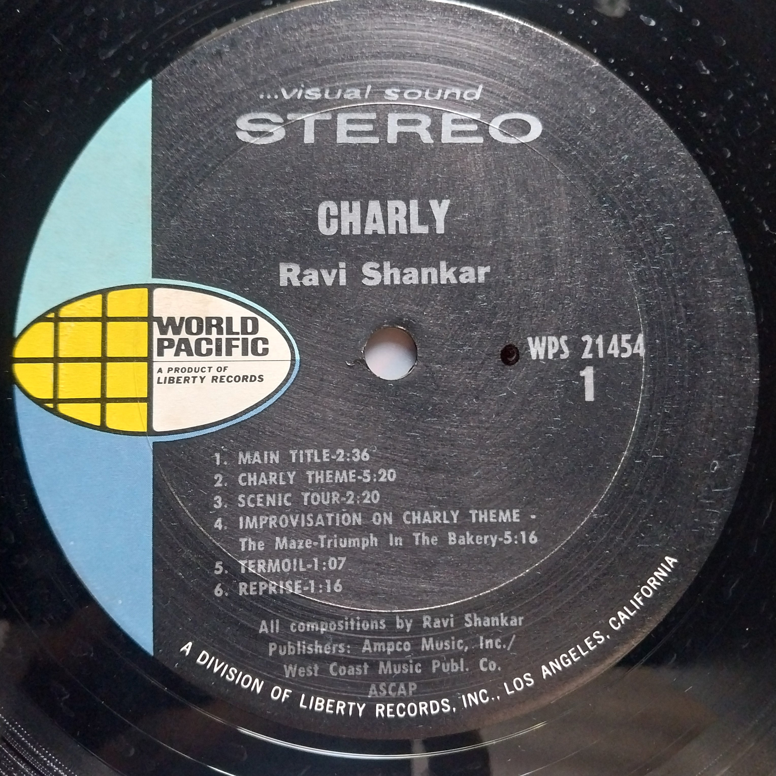 Ravi Shankar  - Charly (Original Soundtrack Recording (Vinyl)