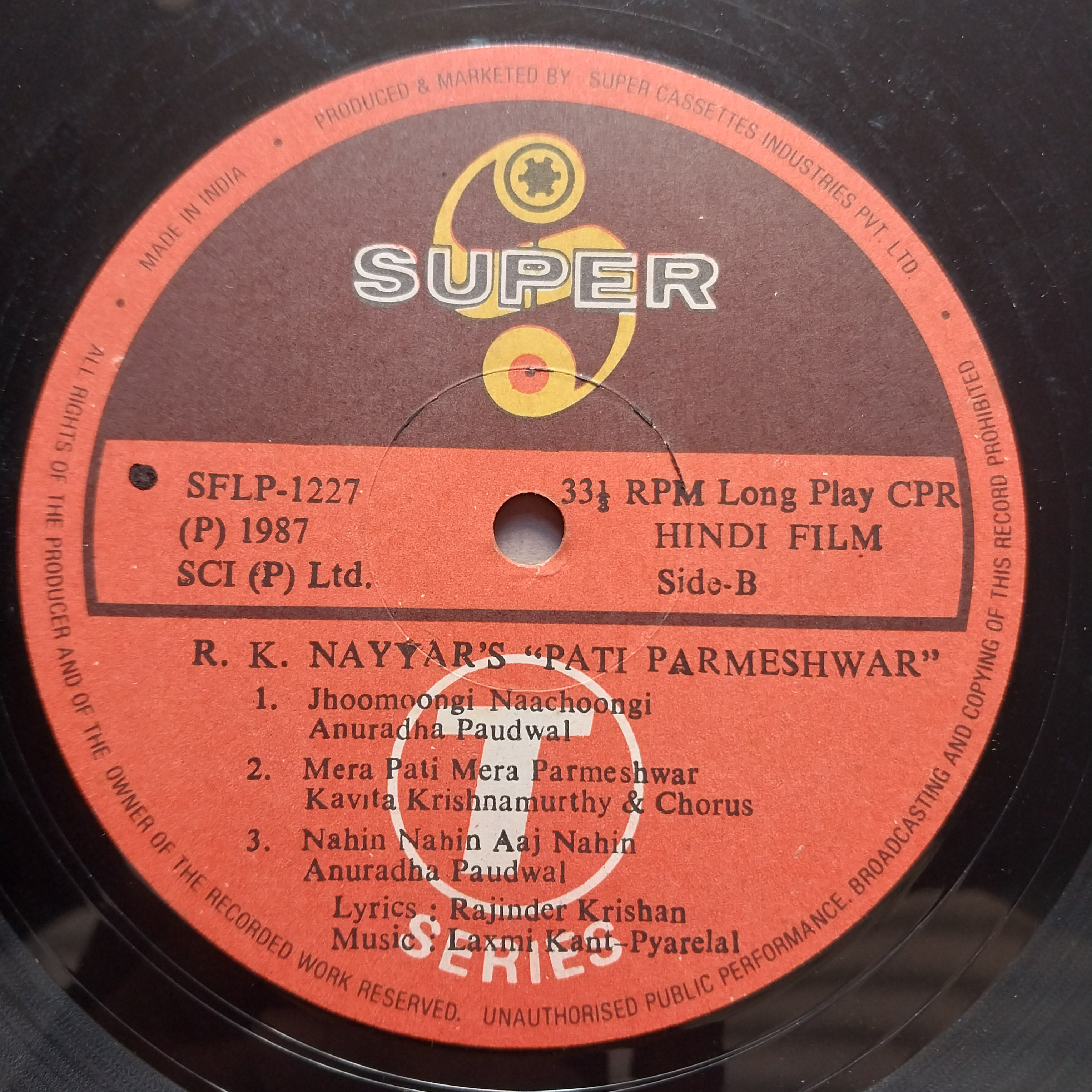 Laxmikant Pyarelal  - Pati Parmeshwar  (Vinyl)