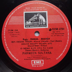 Parween Sultana  - Khayal & Thumri (Vinyl)