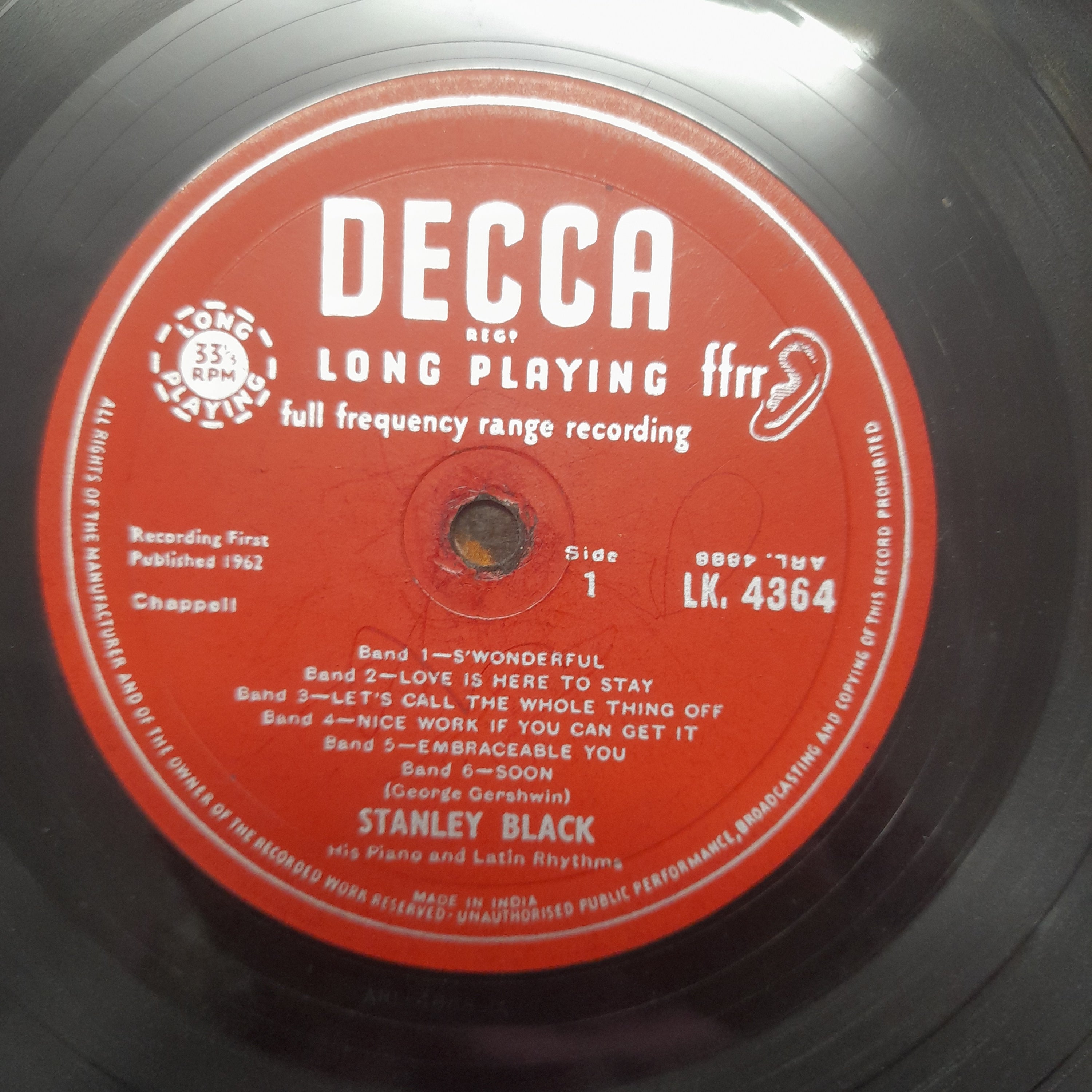 Stanley Black, His Piano And Latin Rhythms - Gershwin Goes Latin (Vinyl)