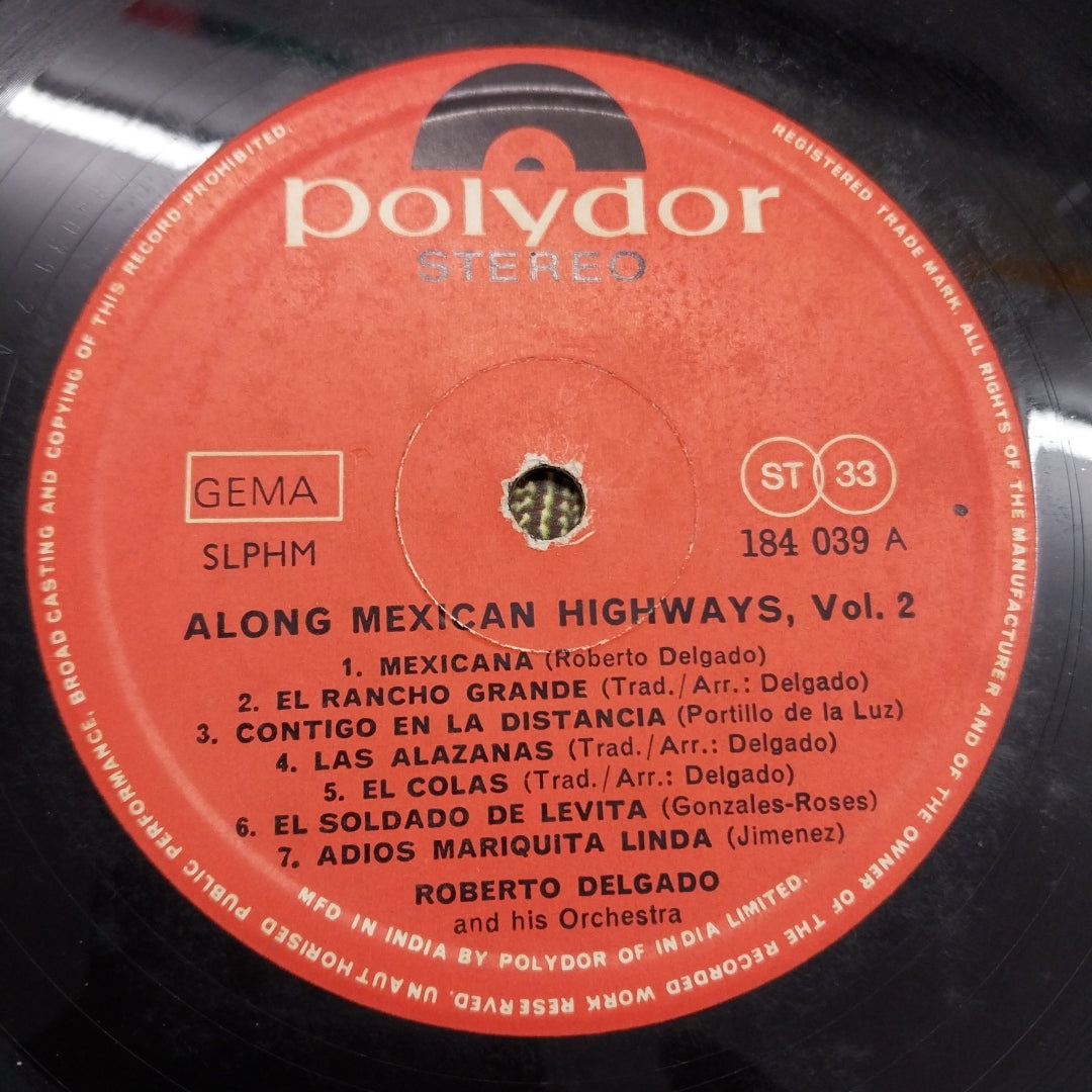 Roberto Delgado - Along Mexican Highways, Vol. 2 (Vinyl)