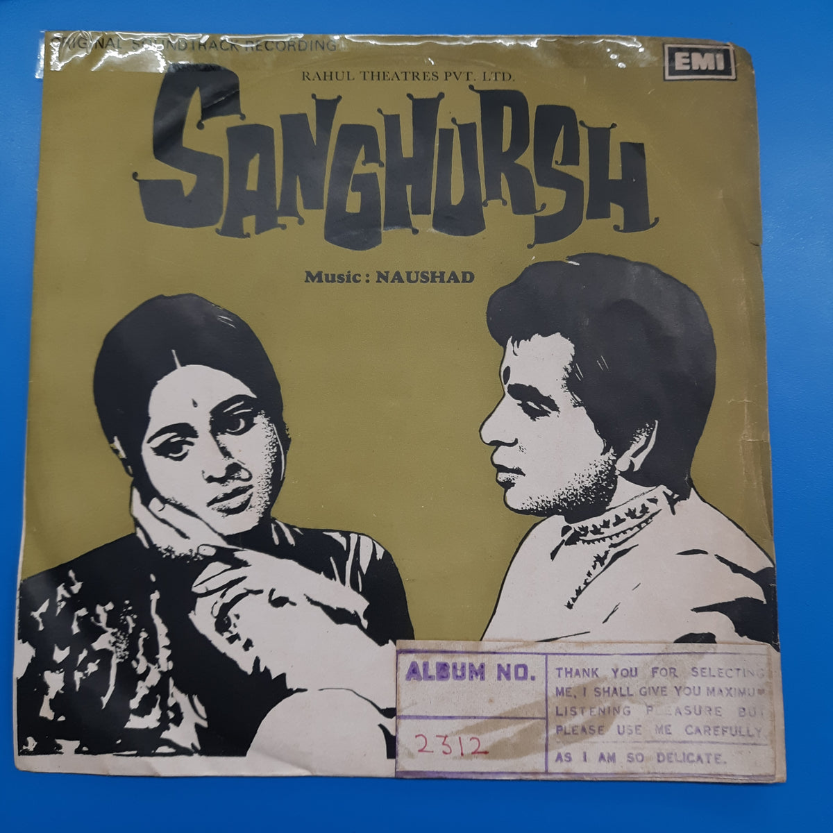 Naushad - Sanghursh  (45-RPM)