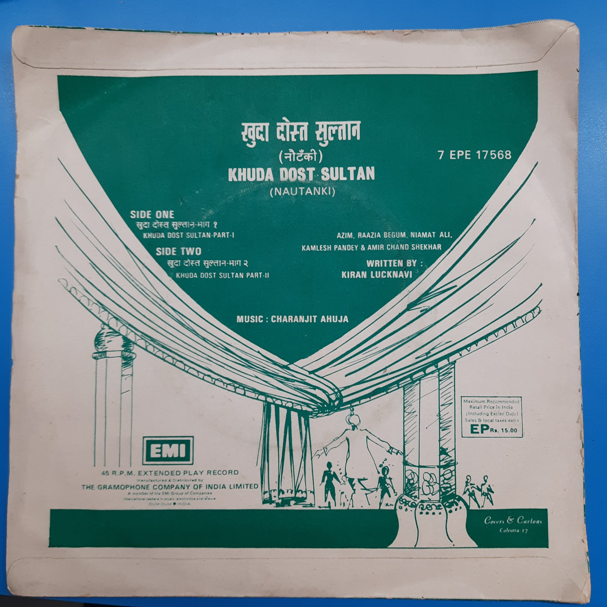 Charanjit Ahuja - Khuda Dost Sultan (45-RPM)