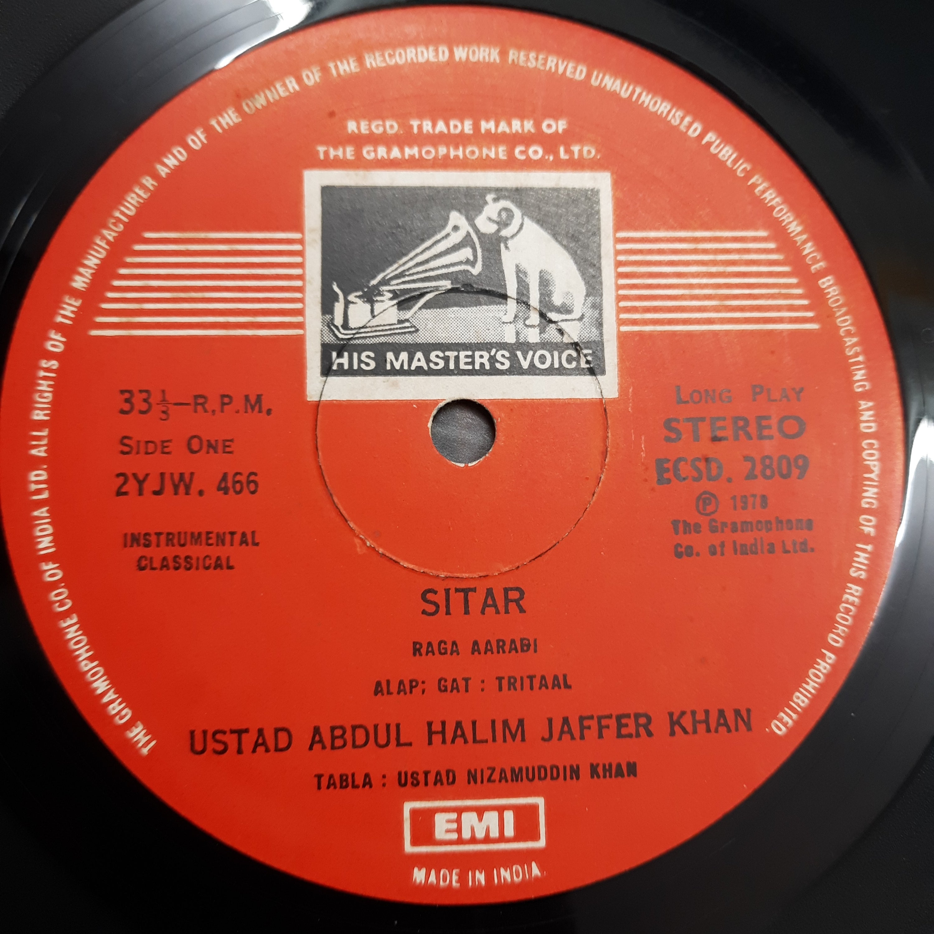 Abdul Halim Jaffer Khan - Enchanting Sitar (Vinyl)