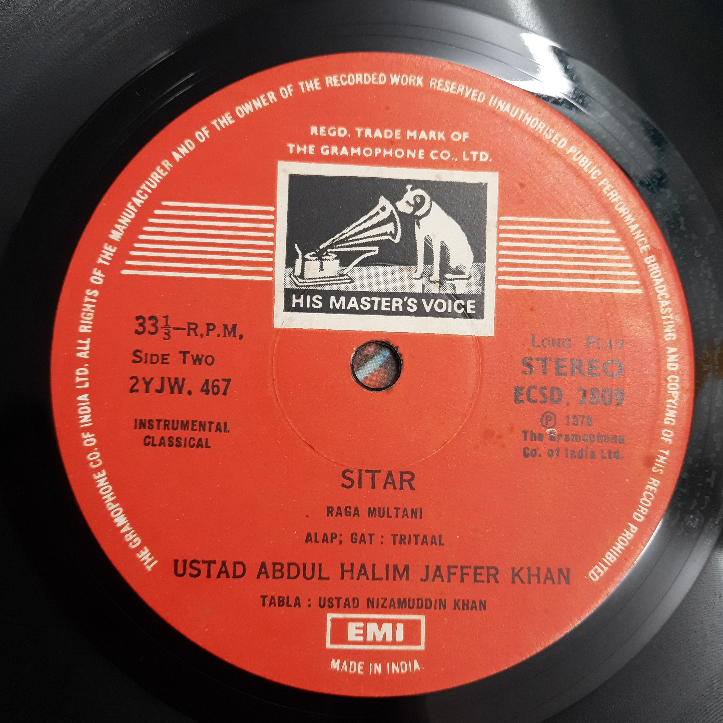 Abdul Halim Jaffer Khan - Enchanting Sitar (Vinyl)