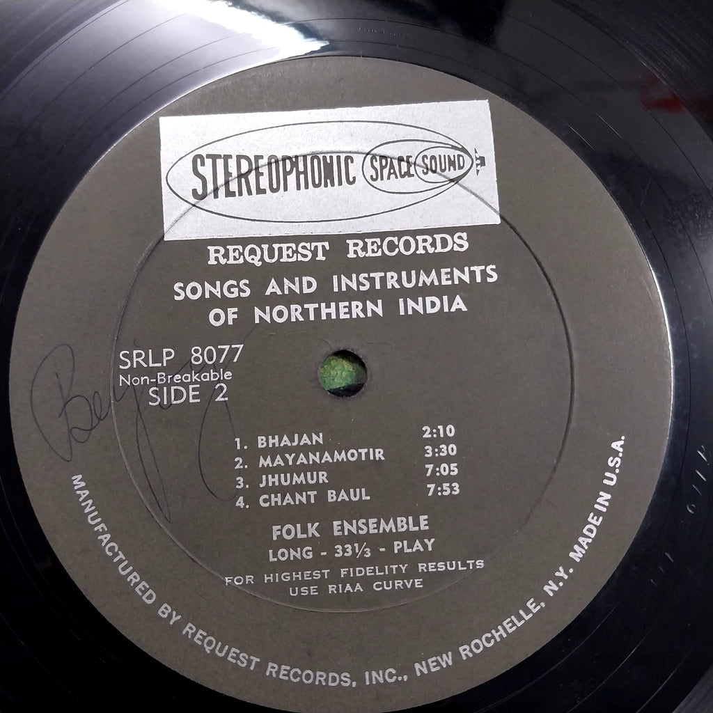 Various - Songs And Instruments Of Northern India (Vinyl)