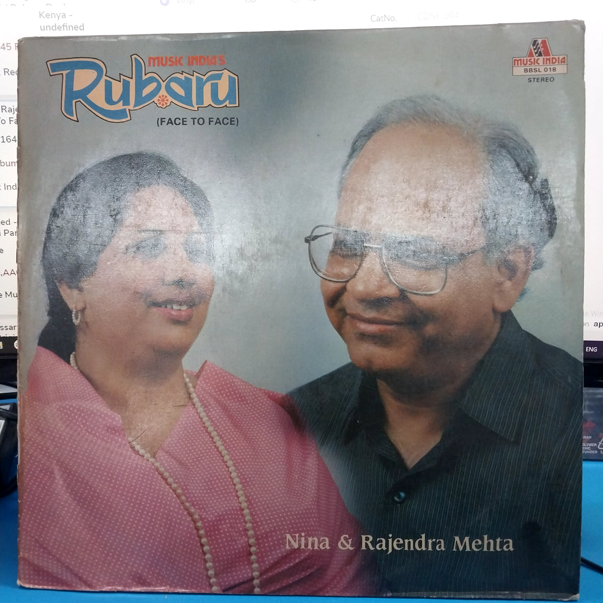 Nina & Rajendra Mehta - Rubaru (Face To Face) (Vinyl)