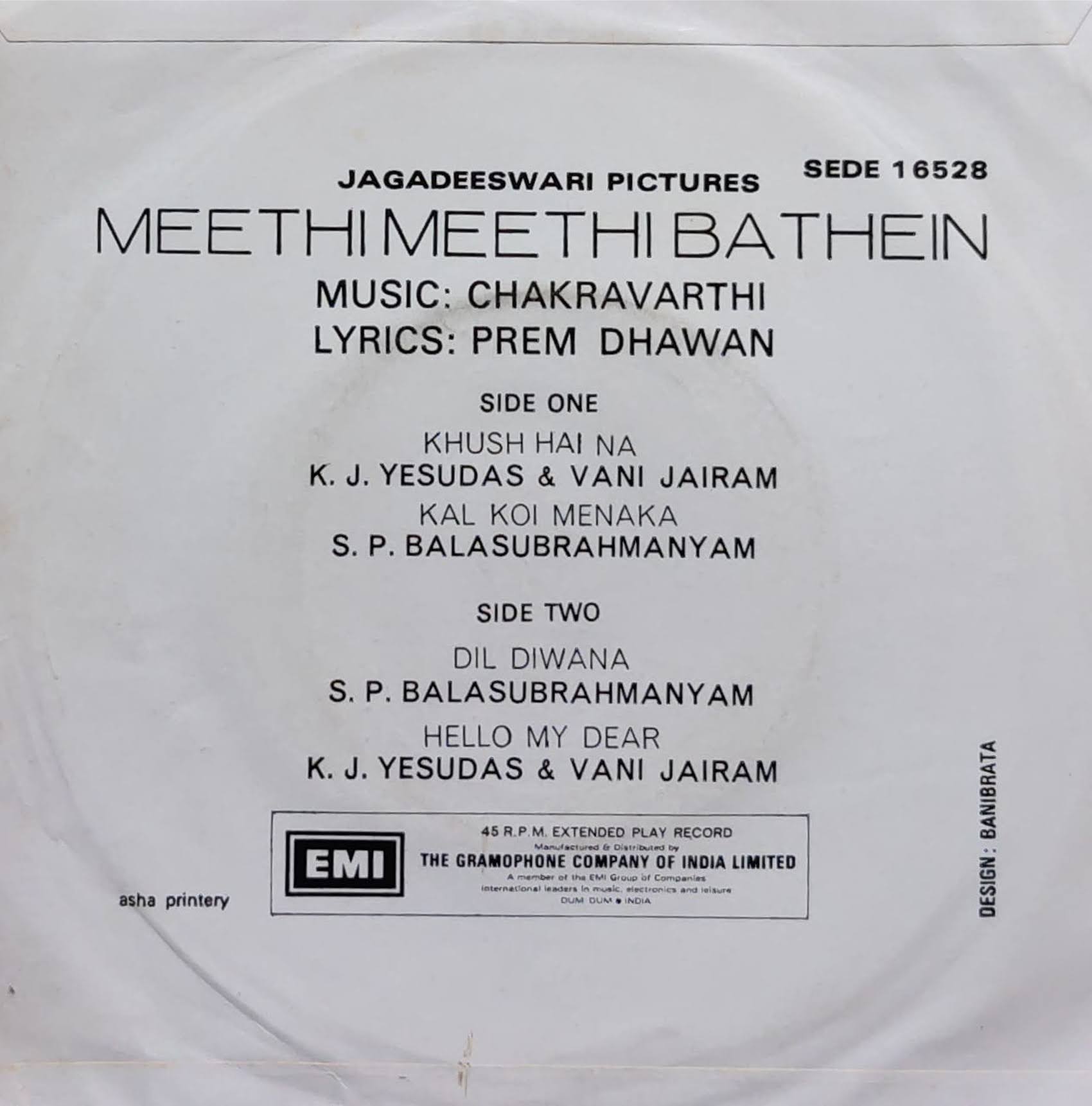 Chakravarthi - Meethi Meethi Bathein Image