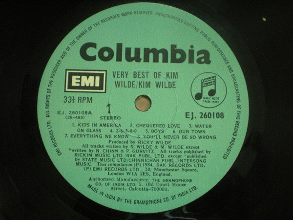 Kim Wilde - The Best Of Kim Wilde (Vinyl)