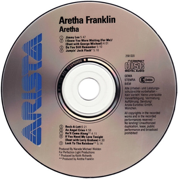 Aretha Franklin - Aretha (CD) Image