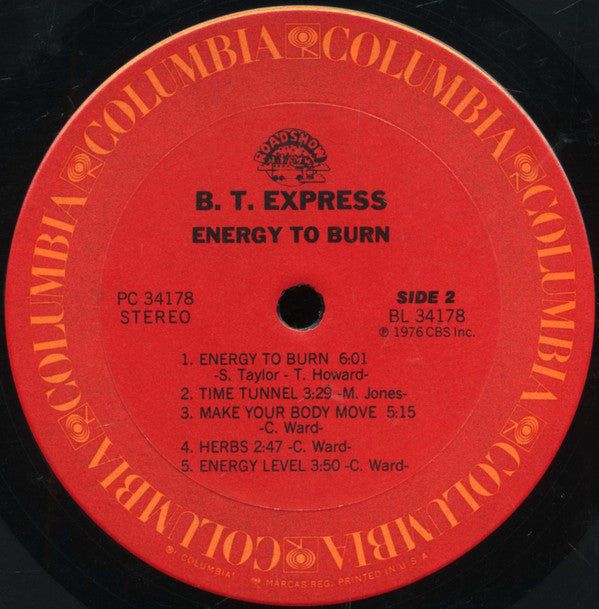 B.T. Express - Energy To Burn (Vinyl) Image