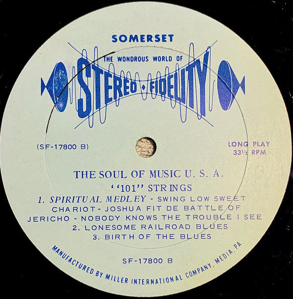 101 Strings - Soul Of Music U.S.A. (Vinyl)