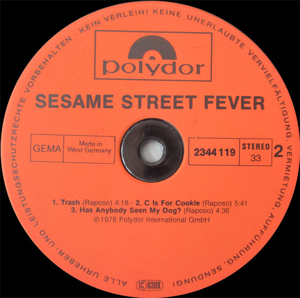 Sesame Street - Sesame Street Fever (Vinyl) Image