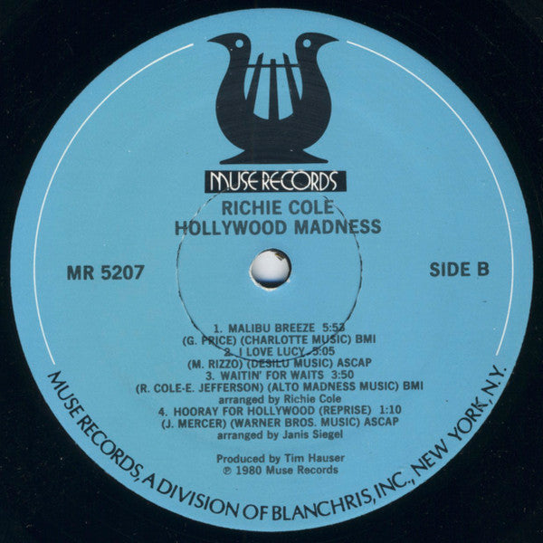 Richie Cole With Eddie Jefferson - Hollywood Madness (Vinyl) Image