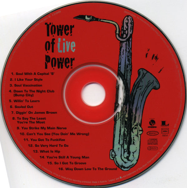 Tower Of Power - Soul Vaccination: Tower Of Power Live (CD)