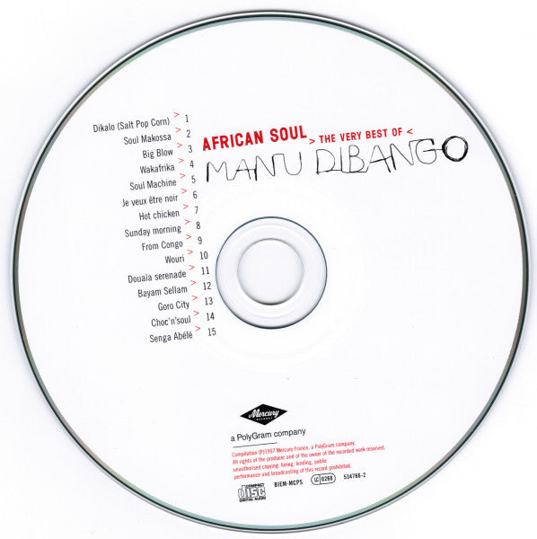 Manu Dibango - African Soul &gt; The Very Best Of &lt; (CD) Image