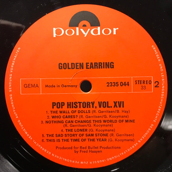 Golden Earring - Pop History Vol. 16 (Vinyl) (2)