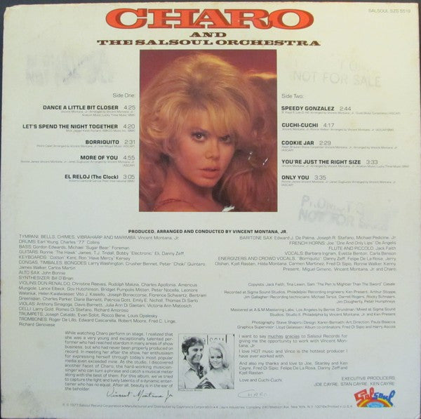 Charo And Salsoul Orchestra, The - Cuchi-Cuchi (Vinyl) Image