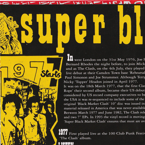 Clash, The - Super Black Market Clash (CD)