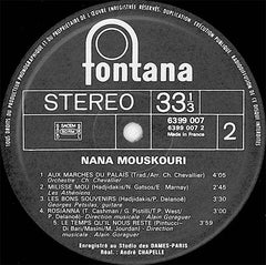 Nana Mouskouri - Une Voix Qui Vient Du CÅ“ur (Vinyl) Image