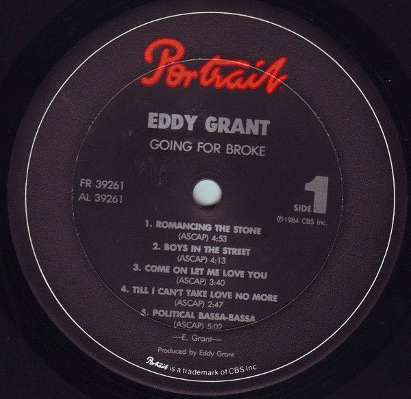 Eddy Grant - Going For Broke (Vinyl) Image