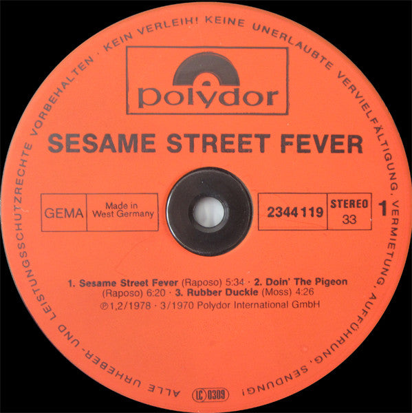 Sesame Street - Sesame Street Fever (Vinyl) Image