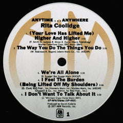 Rita Coolidge - Anytime... Anywhere (Vinyl) Image