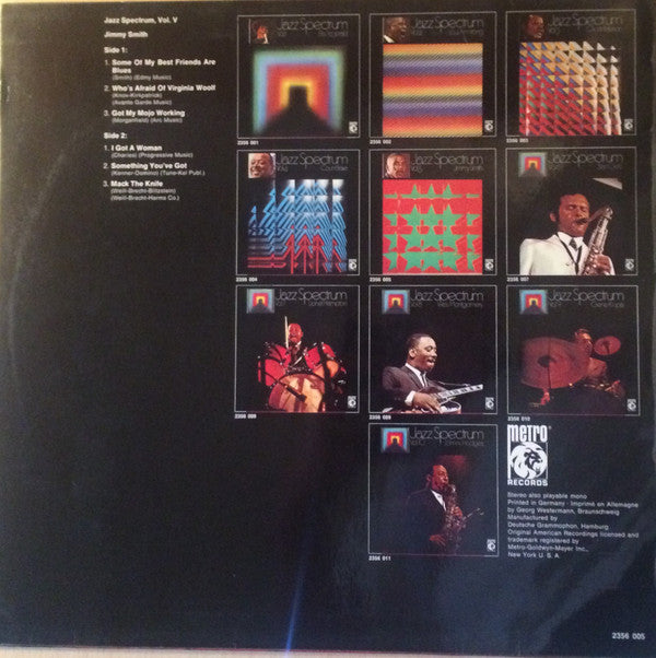 Jimmy Smith - Jazz Spectrum Vol. 5 (Vinyl) Image