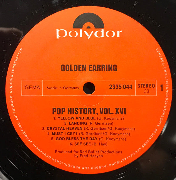 Golden Earring - Pop History Vol. 16 (Vinyl) (2)