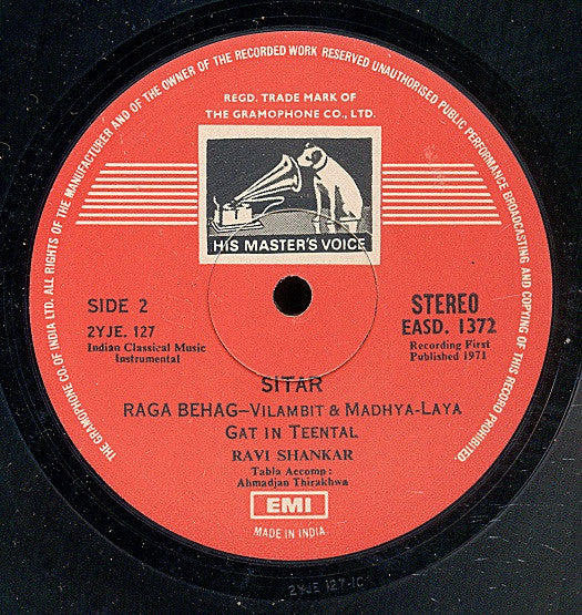 Ravi Shankar / Ustad Ahmedjan Thirakhwa - Padma Bhushan Pandit Ravi Shankar / Padma Bhushan Ustad Ahmedjan Thirakhwa (Vinyl)