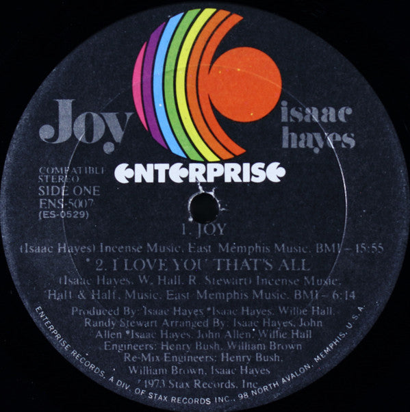 Isaac Hayes - Joy (Vinyl)