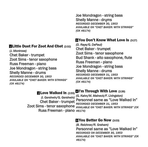 Chet Baker - This Is Jazz 2 (CD) Image