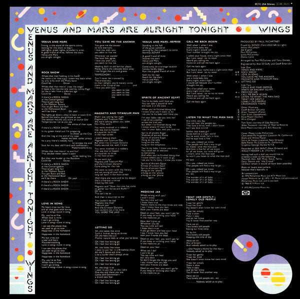 Wings (2) - Venus And Mars (Vinyl) Image