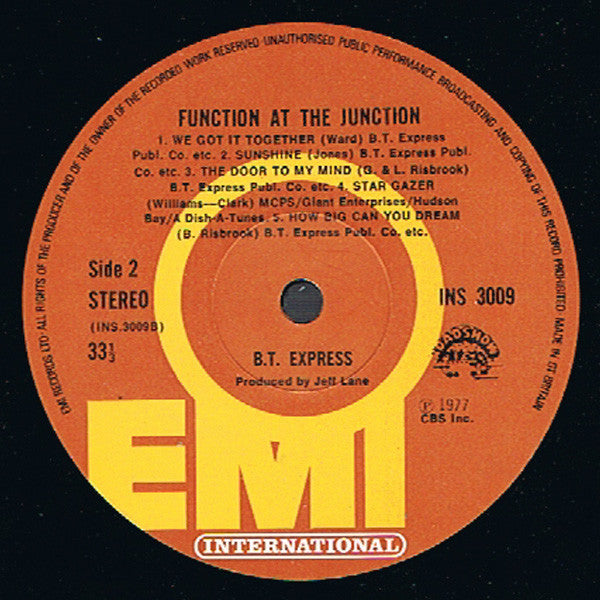 B.T. Express - Function At The Junction (Vinyl)