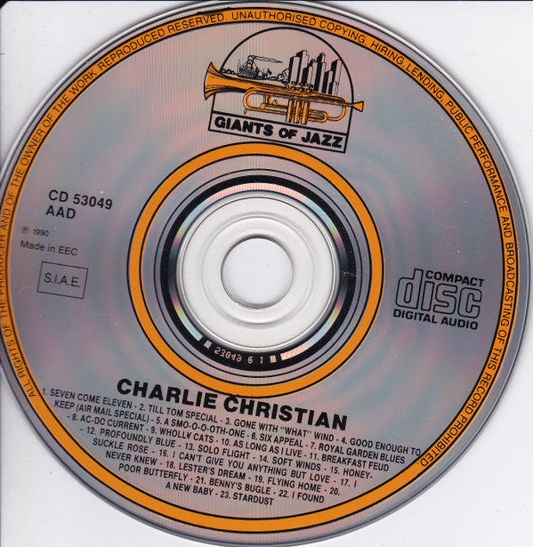 Charlie Christian - Genius Of Electric Guitar (CD) Image