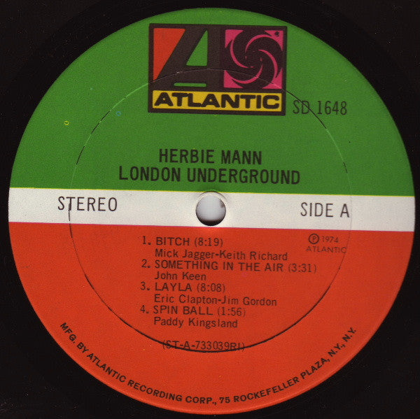 Herbie Mann - London Underground (Vinyl) Image