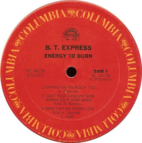 B.T. Express - Energy To Burn (Vinyl) Image