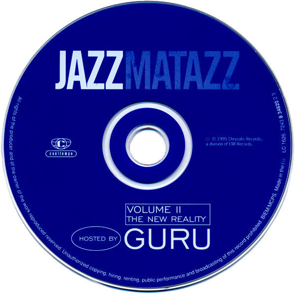 Guru - Jazzmatazz Volume II: The New Reality (CD) Image