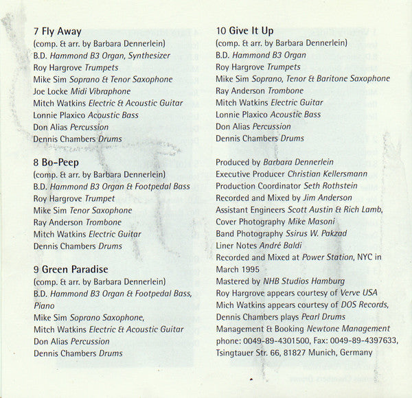Barbara Dennerlein - Take Off! (CD) Image