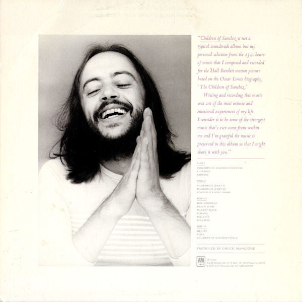 Chuck Mangione - Children Of Sanchez (Vinyl) (2 LP) Image