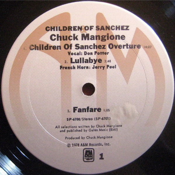 Chuck Mangione - Children Of Sanchez (Vinyl) (2 LP) Image