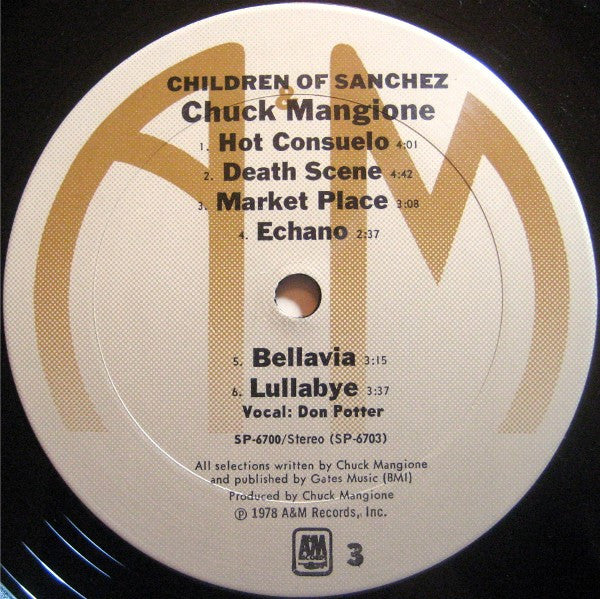 Chuck Mangione - Children Of Sanchez (Vinyl) (2 LP) Image