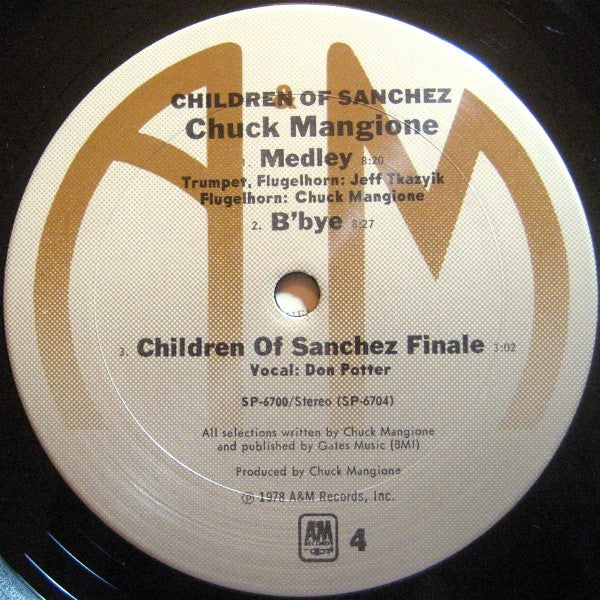 Chuck Mangione - Children Of Sanchez (Vinyl) (2 LP) Image