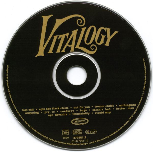 Pearl Jam - Vitalogy (CD)