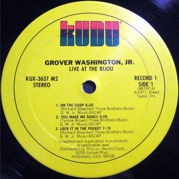 Grover Washington, Jr. - Live At The Bijou (Vinyl) (2)