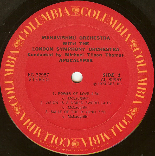 Mahavishnu Orchestra With London Symphony Orchestra, The, Michael Tilson Thomas - Apocalypse (Vinyl)