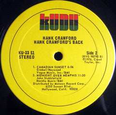 Hank Crawford - Hank Crawford's Back (Vinyl)