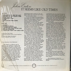 Johnny Eaton - It Seems Like Old Times (Vinyl)