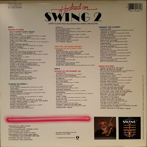 Larry Elgart And His Manhattan Swing Orchestra - Hooked On Swing 2 (Vinyl) Image